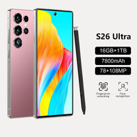 Best Selling Cellphones S26 16+1TB 48+108MP Global 5G Smartphone 7.3Inch Screen Cellphones for S26 ultra Smart Phone Pink Best Selling Cellphones S26 16+1TB 48+108MP Global 5G Smartphone 7.3Inch Screen Cellphones for S26 ultra Smart Phone - shop_name