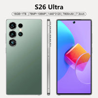 Best Selling Cellphones S26 16+1TB 48+108MP Global 5G Smartphone 7.3Inch Screen Cellphones for S26 ultra Smart Phone Black Best Selling Cellphones S26 16+1TB 48+108MP Global 5G Smartphone 7.3Inch Screen Cellphones for S26 ultra Smart Phone - shop_name