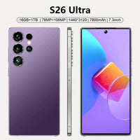 Best Selling Cellphones S26 16+1TB 48+108MP Global 5G Smartphone 7.3Inch Screen Cellphones for S26 ultra Smart Phone Black Best Selling Cellphones S26 16+1TB 48+108MP Global 5G Smartphone 7.3Inch Screen Cellphones for S26 ultra Smart Phone - shop_name