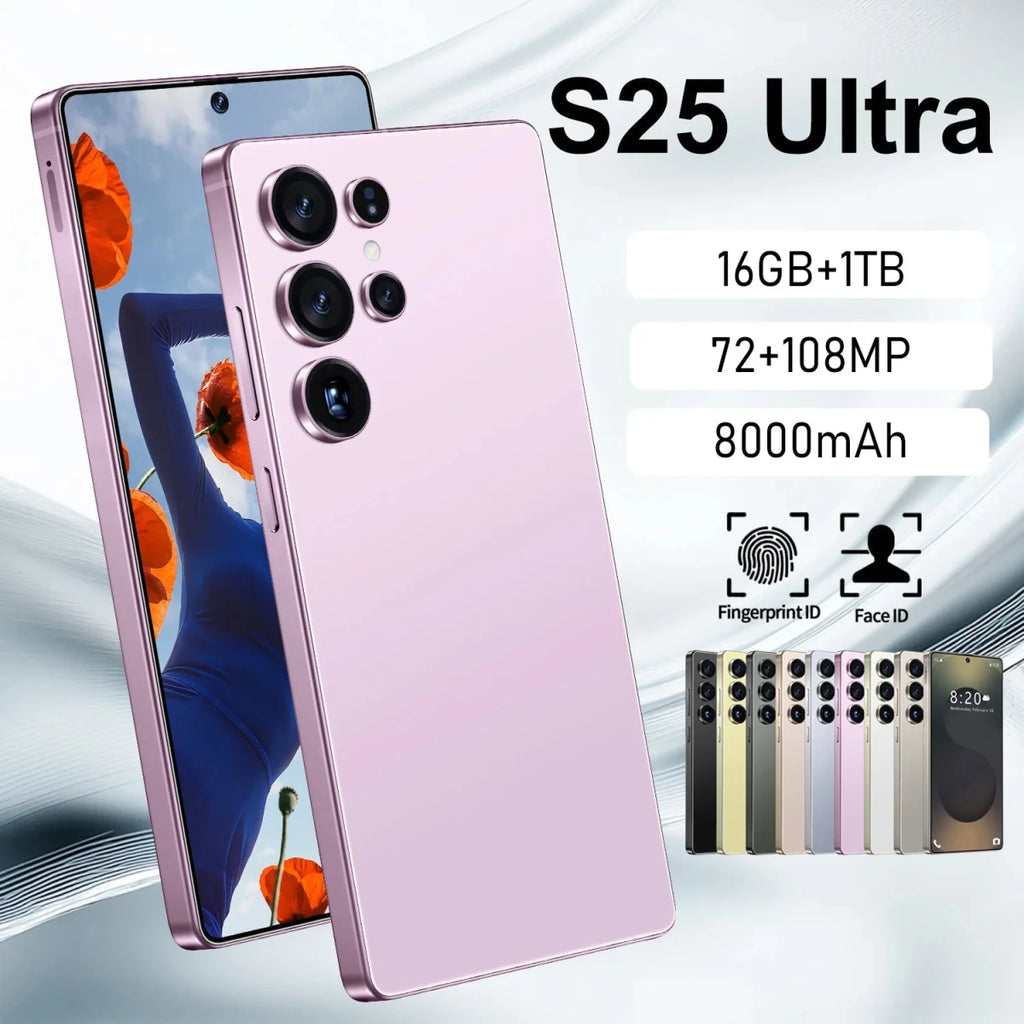 Best Selling S25 Ultra 5G Smartphone 7.3 Inch 16GB+1TB Android Mobile Phone with Dimensity 9000 Platform Original Black Best Selling S25 Ultra 5G Smartphone 7.3 Inch 16GB+1TB Android Mobile Phone with Dimensity 9000 Platform Original - shop_name