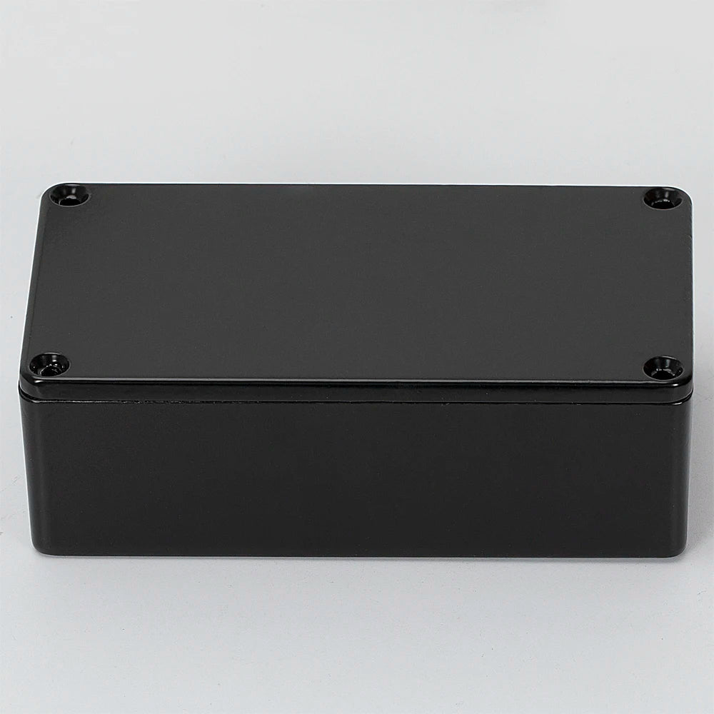 Black 1590N1 125B DIY Guitar Effects Pedal Aluminum Die Cast Enclosure 122*66*39.5mm Black 1590N1 125B DIY Guitar Effects Pedal Aluminum Die Cast Enclosure - shop_name