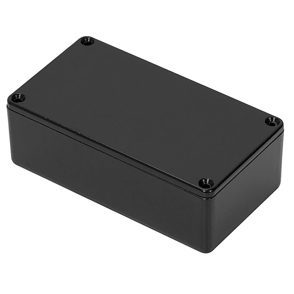 Black 1590N1 125B DIY Guitar Effects Pedal Aluminum Die Cast Enclosure 122*66*39.5mm Black 1590N1 125B DIY Guitar Effects Pedal Aluminum Die Cast Enclosure - shop_name