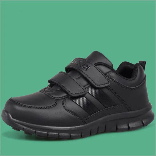 Boys' Shoes, Black Sports Shoes, Waterproof, Non-slip, Deodorant, Children's Black Shoes - Update Avenue 