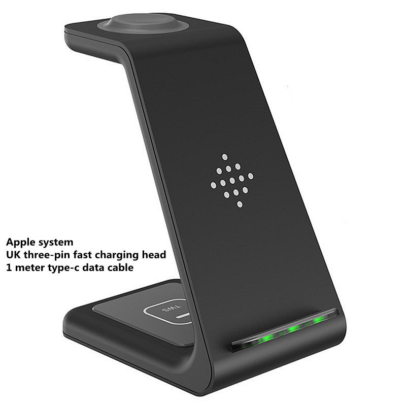 3 In 1 Fast Charging Station Wireless Charger Stand Wireless Quick Charge Dock For Phone Holder null