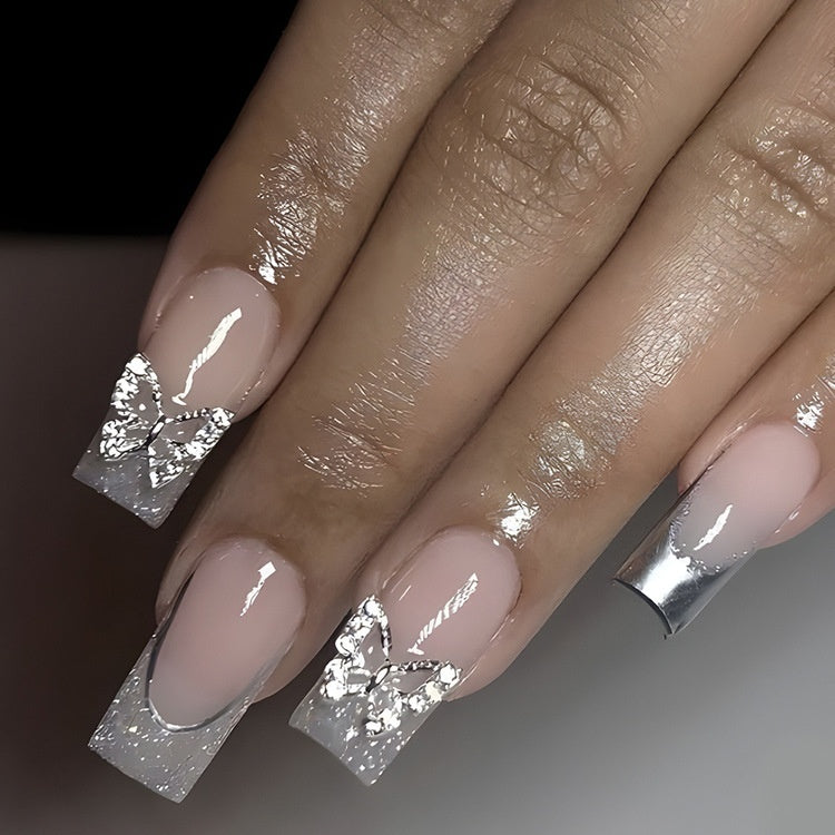 Super Long Diamond Wearing Armor European And American Foreign Trade Nail Stickers