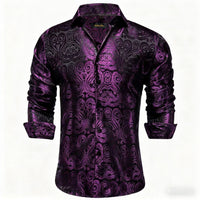 Stylish Lapel, Loose-fitting Casual Sports Button-up Shirt For Men