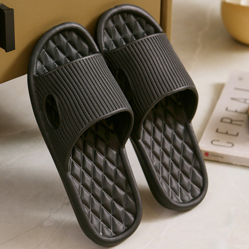 Soft Slippers Bathroom Slippers EVA Non-slip Home Shoes Garden Slides null