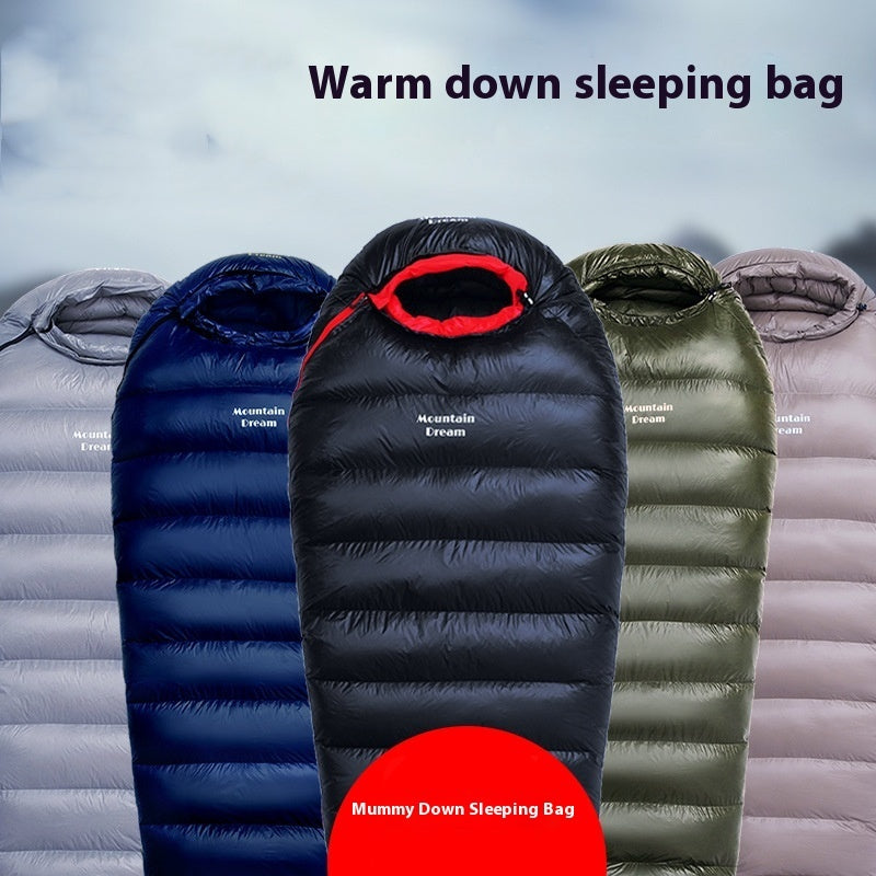 Ultralight Mummy Down-filled Sleeping Bag null