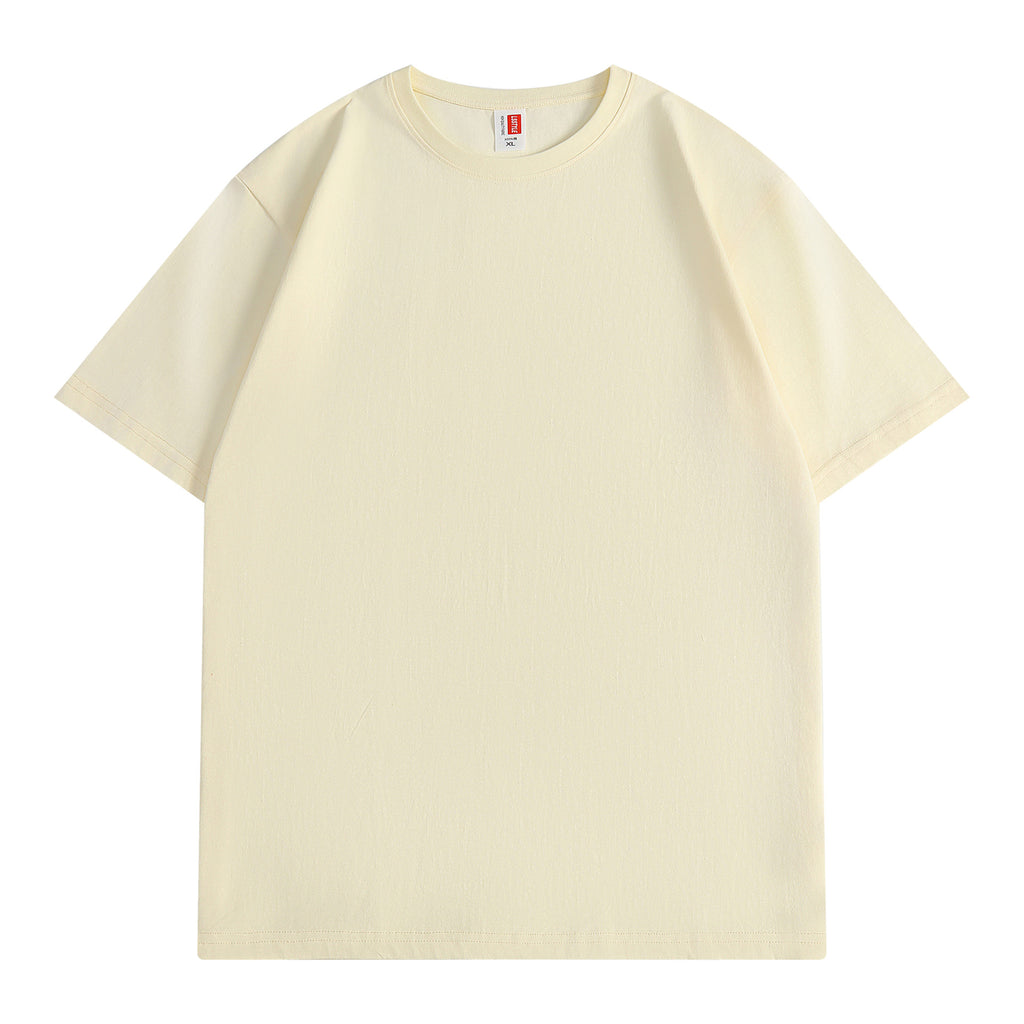 Cotton Round Neck 220g Overalls Short-sleeved Shirt