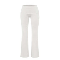 Low-rise Flared Jeans With A Turned-up Hem For A Slimming Look, Womens