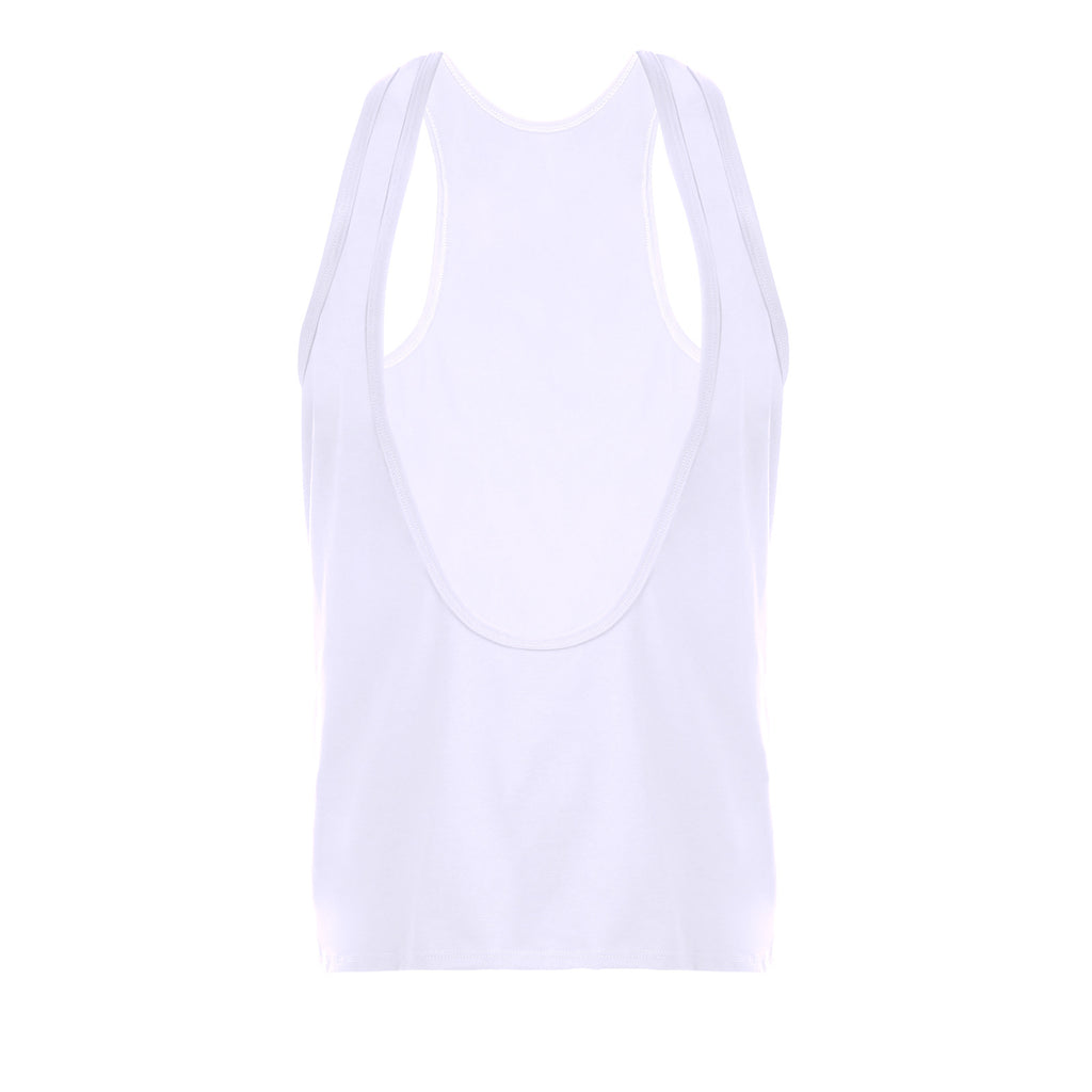 Men's Loose-fitting Sleeveless Shirt Sexy Deep V-neck Sports T-shirt