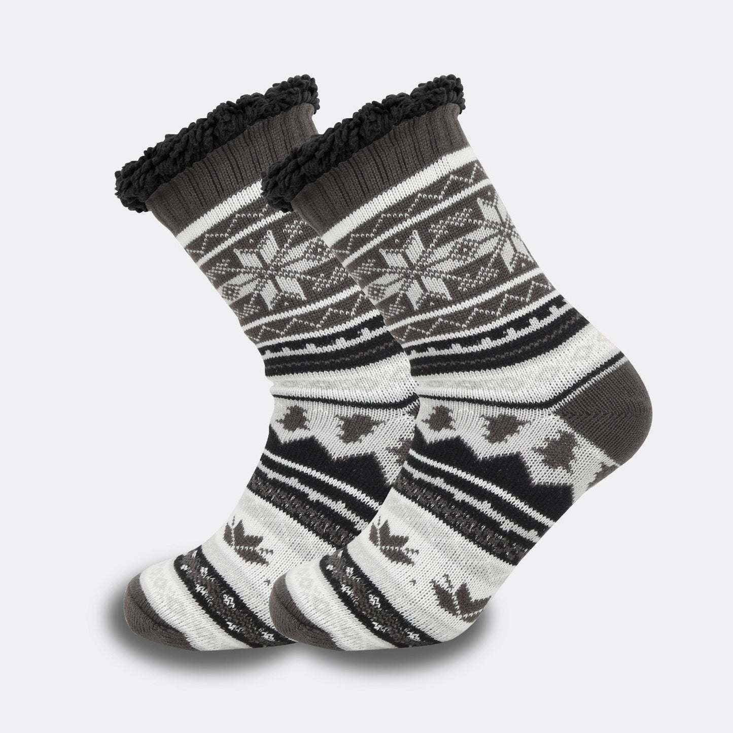 Ethnic Style Men's Thickened Warm Non-slip Room Socks null