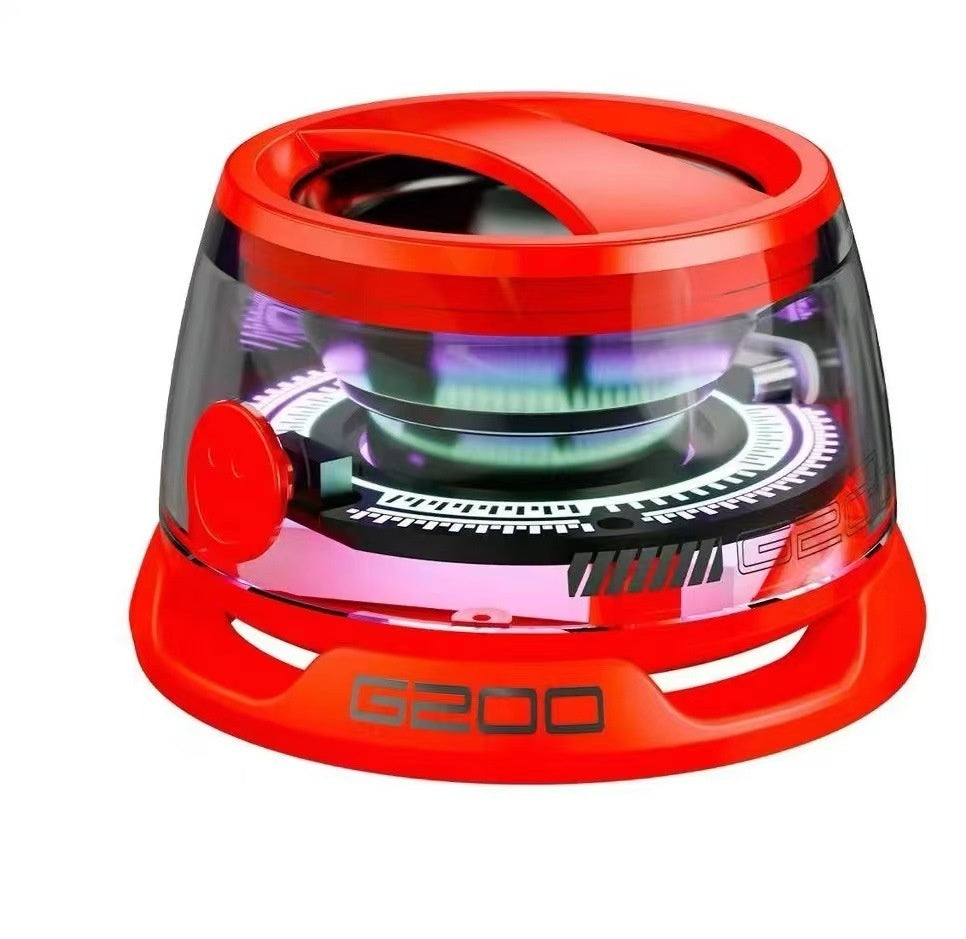 Portable Bluetooth Speaker G200 RGB Lighting Speaker BT5.3 Mini Sound Box 7 Hours Playback Magnetic Phone Holder null