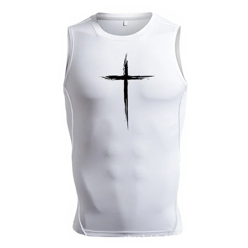 Fashion Men's Summer Breathable Training Sports Vest