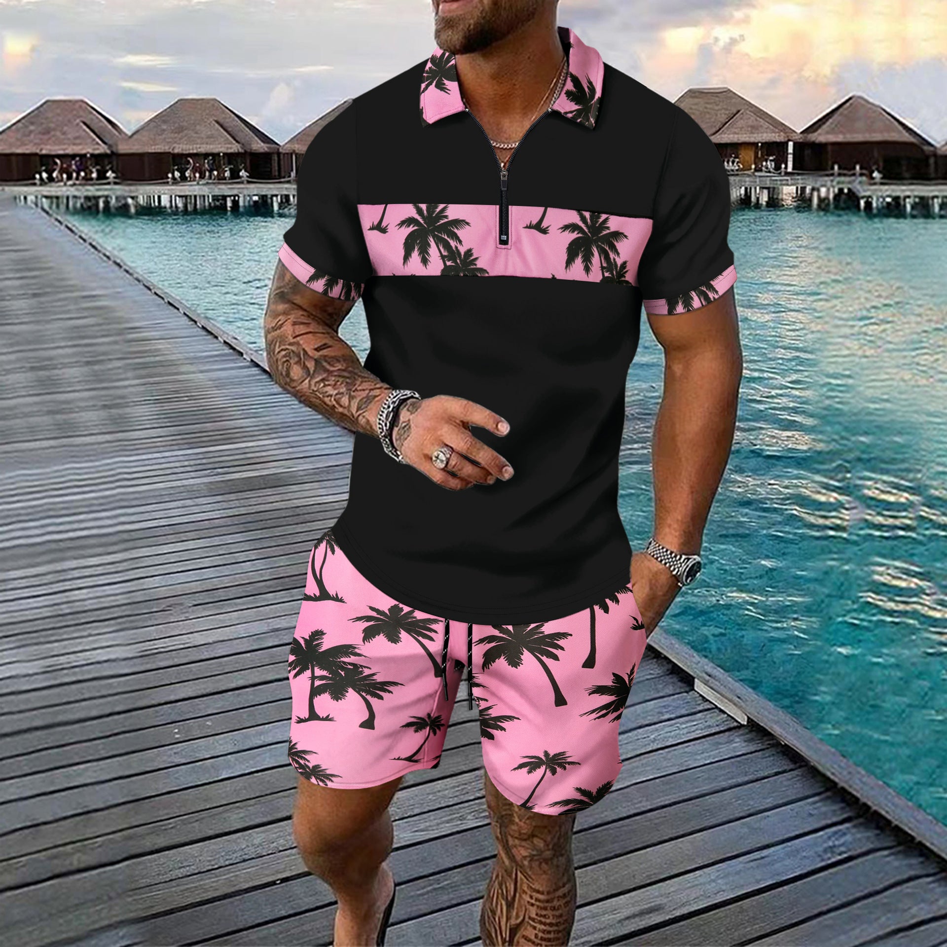 Summer New Men Leisure Set