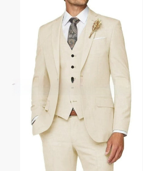 Men's Suit Set Three-piece Casual