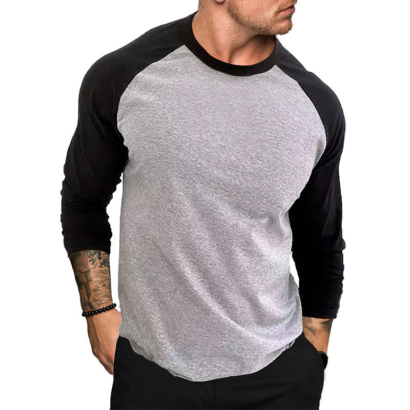 Men's Round Neck Loose Breathable Casual Long Sleeve