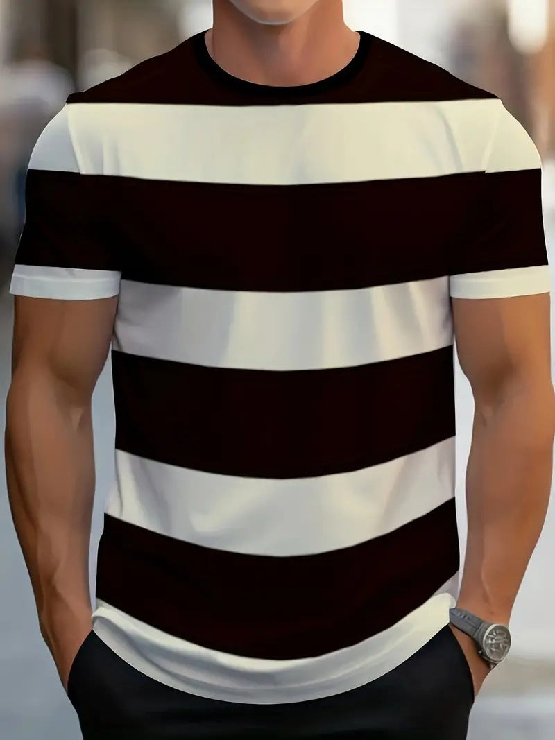 Men's Carnival Fashion Striped T-shirt