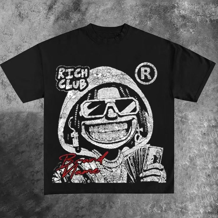 Men's Short-sleeved Round Neck T-shirt Versatile Casual