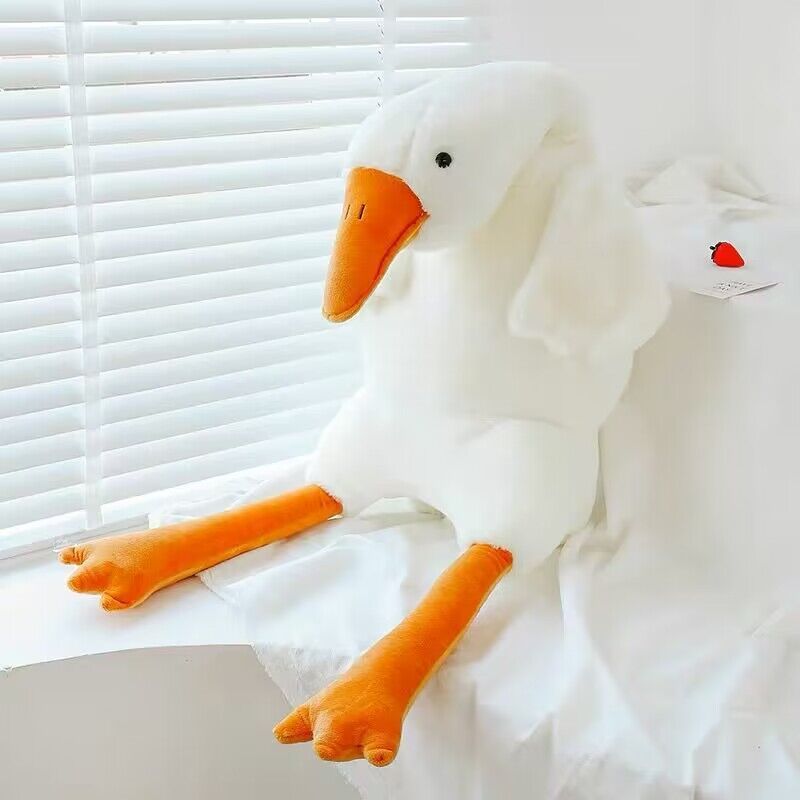 Cute Big White Geese Pillow Plush Toy null