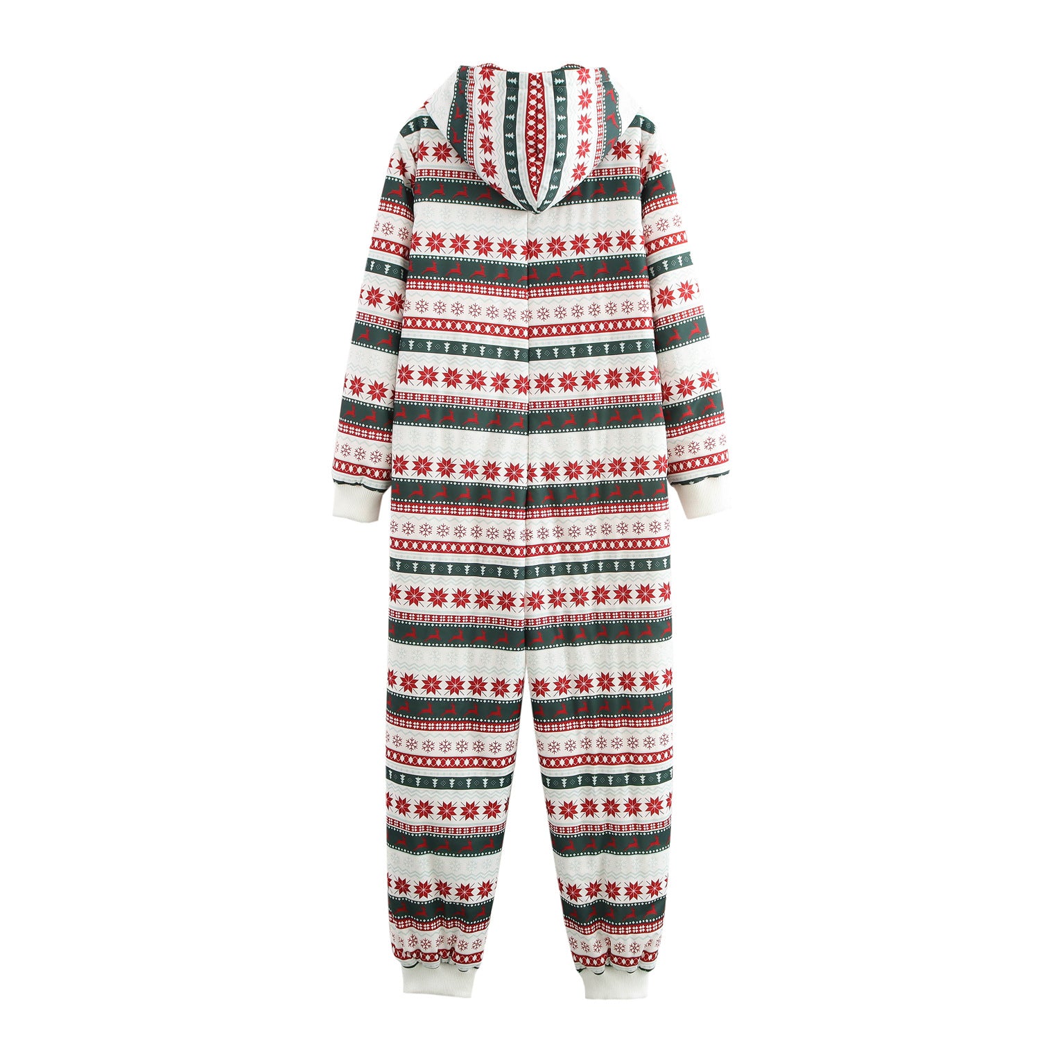 French Style Commute Style Warm And Comfortable Classic Christmas Printed Loose Bodysuit Cotton-padded Jacket