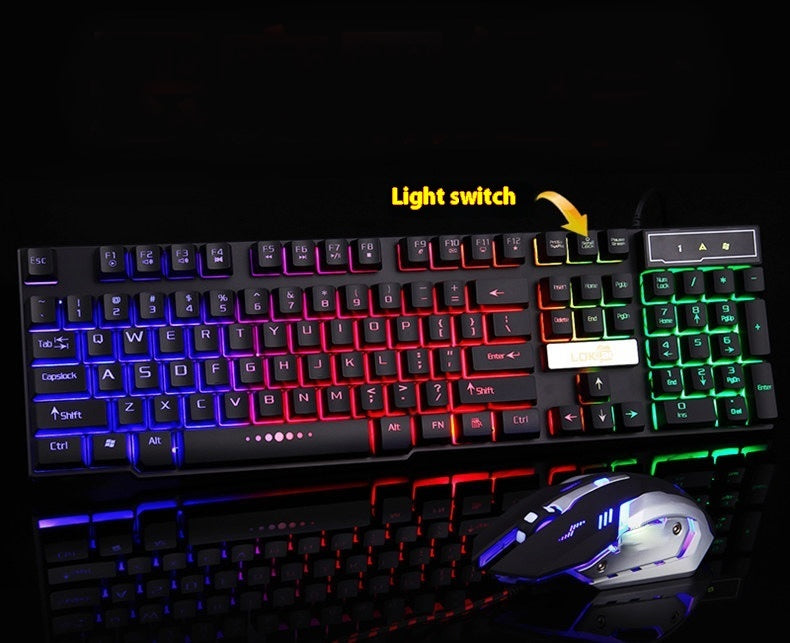 Industry gaming keyboard glowing usb cable gaming keyboard null