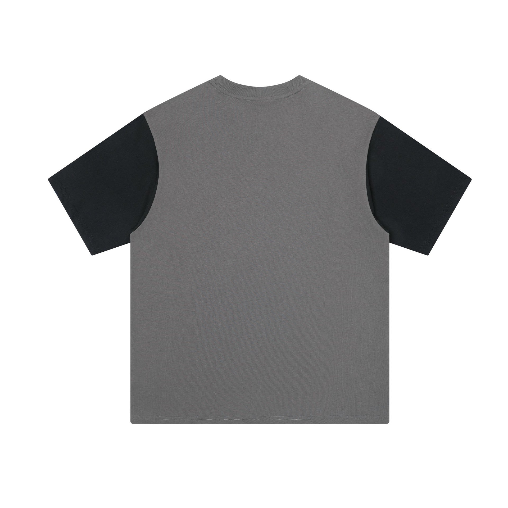 American Contrast Color Men's Short Sleeve Sports Design Letters