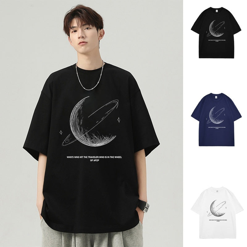 Men's Summer Pure Cotton Loose Short Sleeve