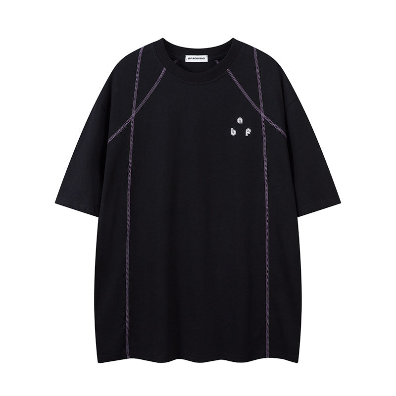 Men's Retro Structure Short-sleeved T-shirt