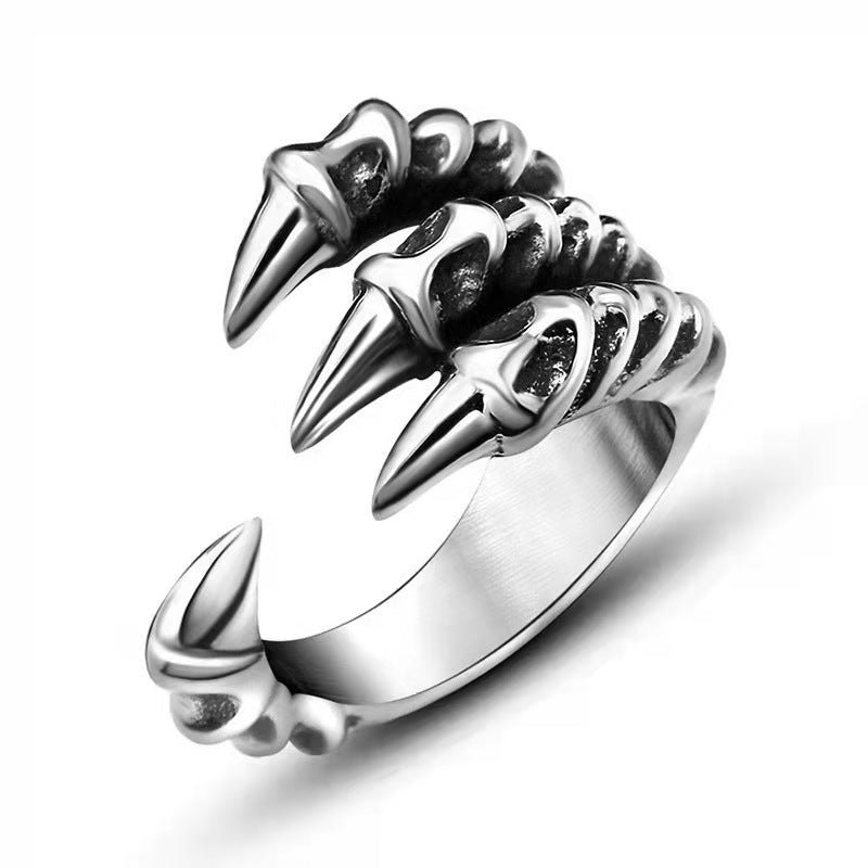 Paw Ring Adjustable Index Finger Dragon Ring Fashion Jewelry null