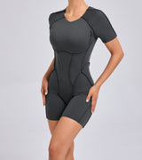 New Backless Short Sleeve One-piece