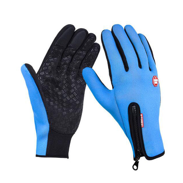 Winter Gloves Touch Screen Riding Motorcycle Sliding Waterproof Sports Gloves With Fleece null