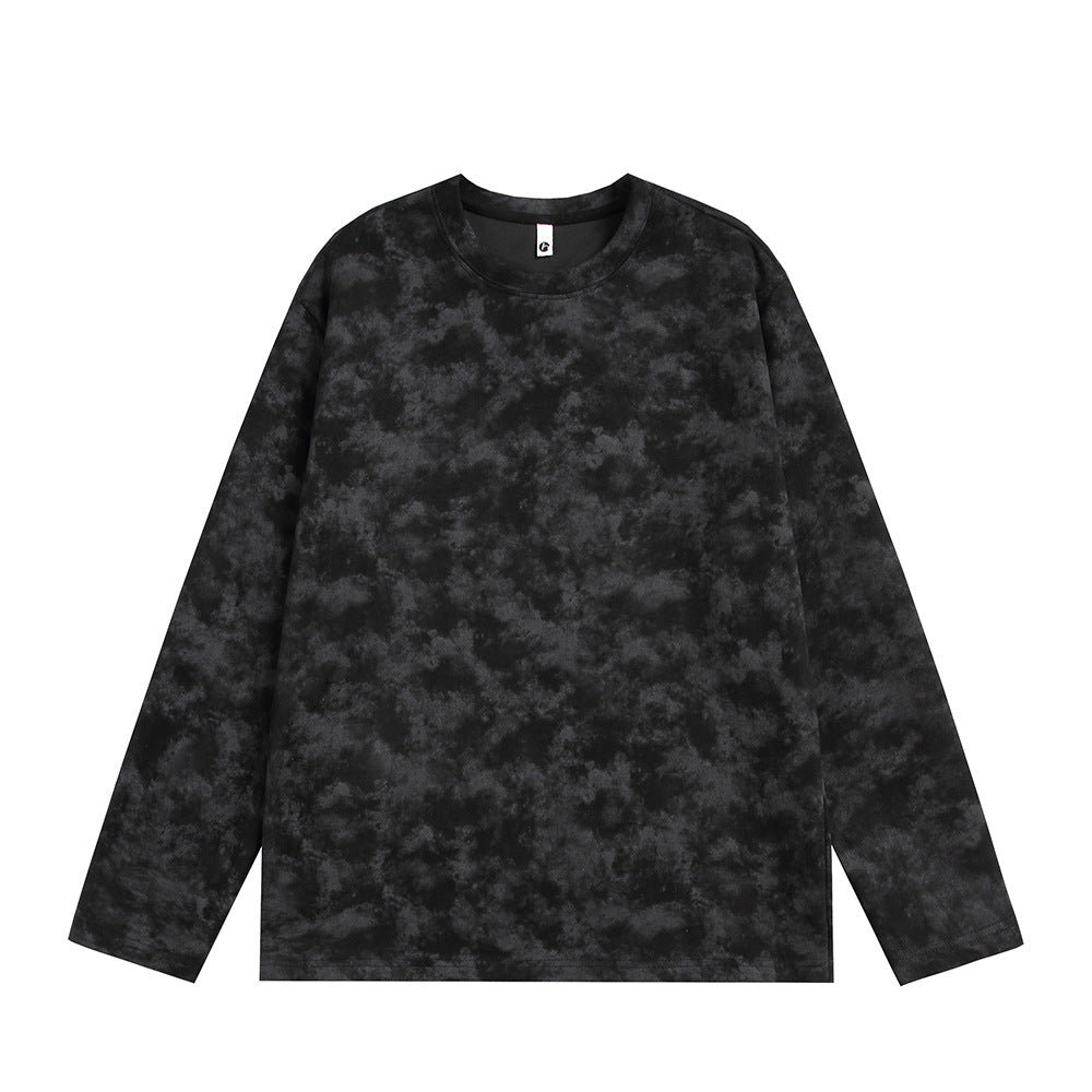 Tie-dye T-shirt For Men Loose Casual Pullover Top