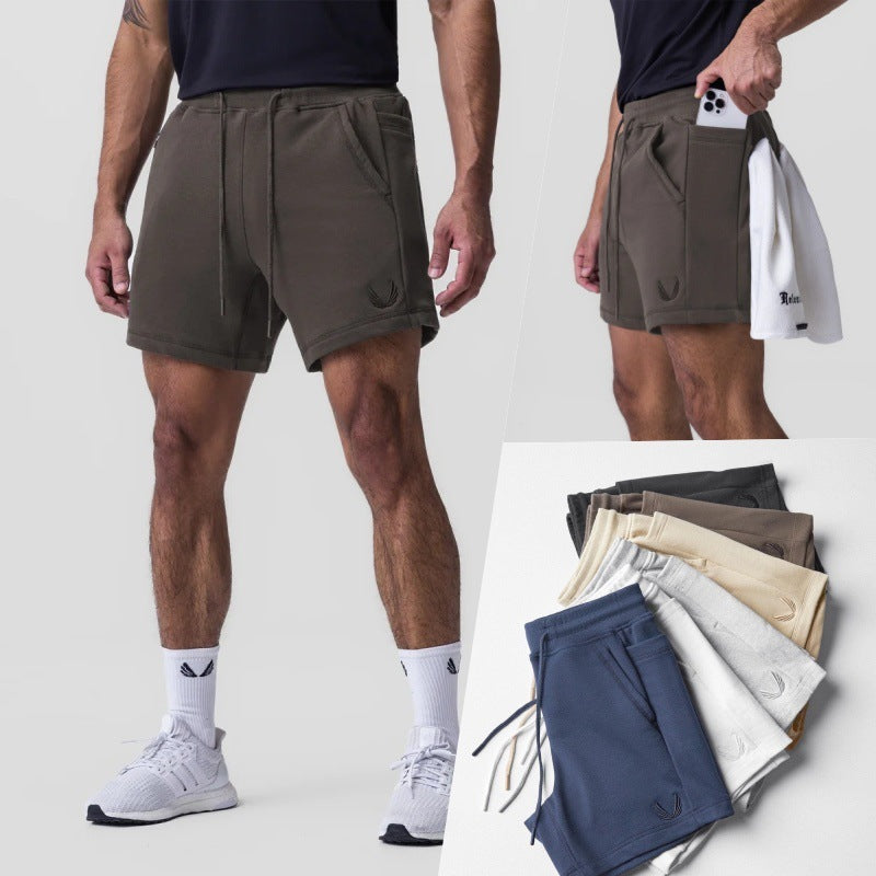 Sports And Fitness Training Cotton Embroidered Shorts null