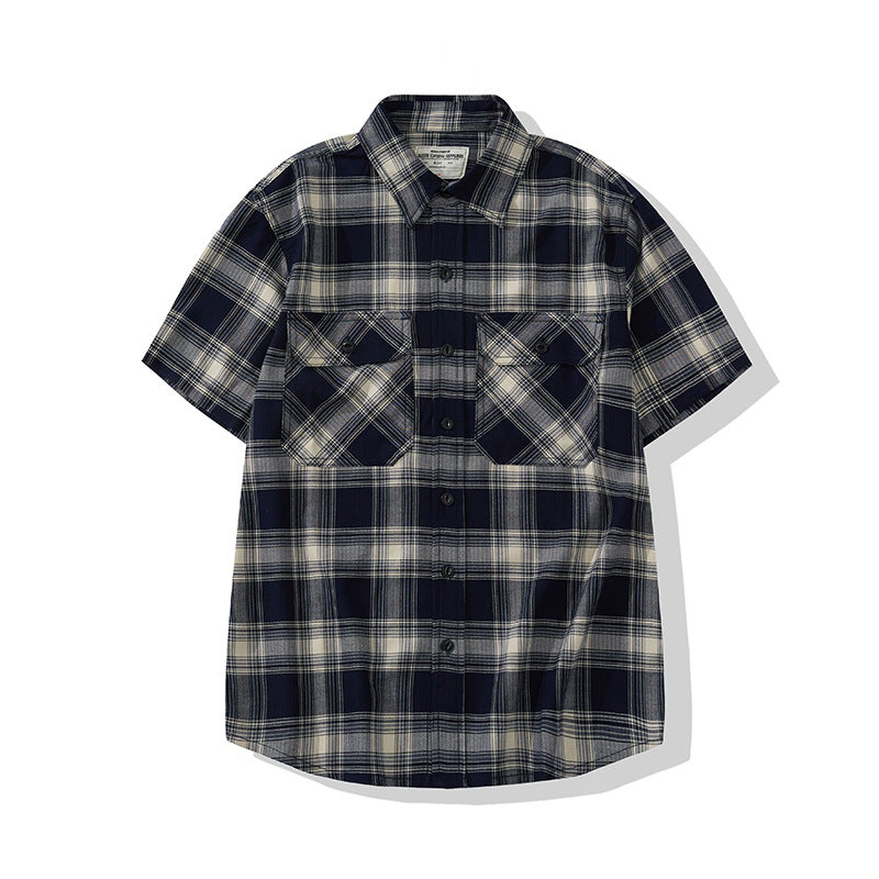 Men's All-match Casual Plaid Shirt
