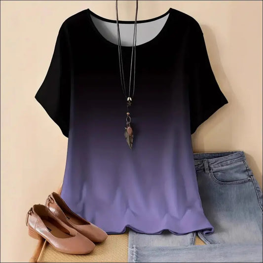 Casual Sports Loose Round Neck Short Sleeve - Update Avenue 