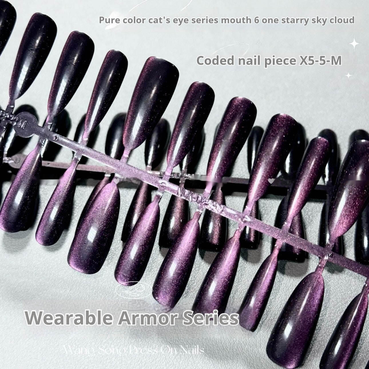 Solid Color Cat Eye 06 Starry Sky Cloud Instagram Mesh Red Purple Cat Eye Wear Armor