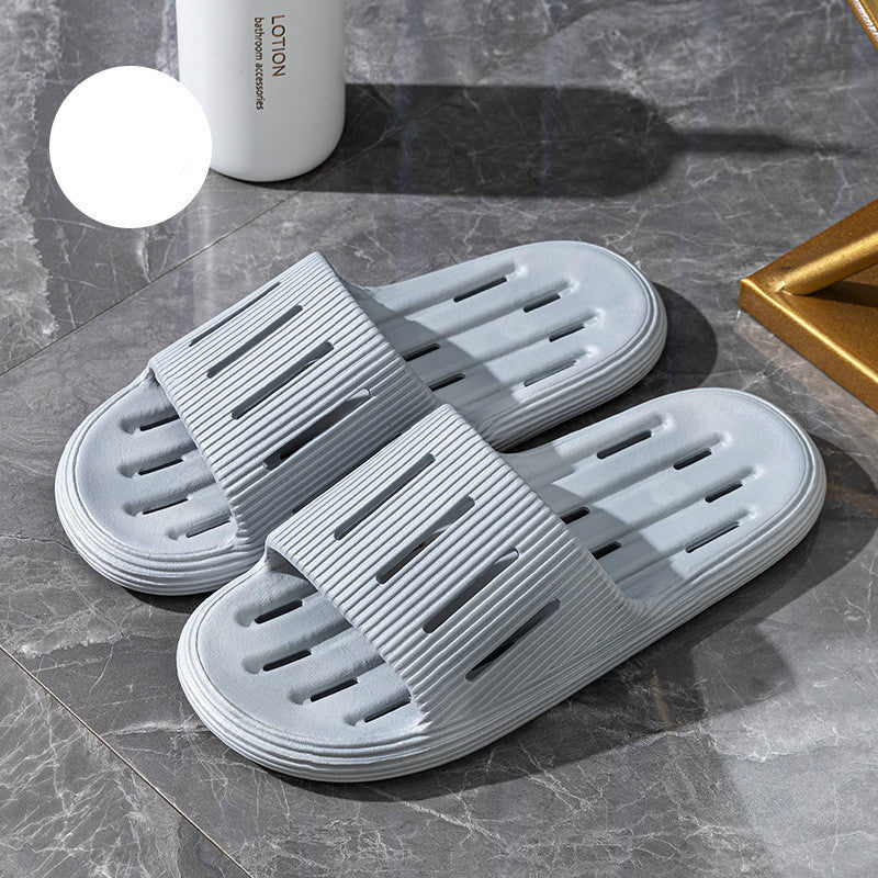 Summer Home Slippers With Hollow Sole Design Non-slip Floor Bathroom Slipper For Women Men's House Shoes null