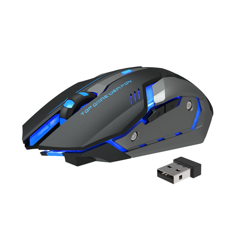 Wireless Charging Silent Gaming Mouse Machinery null