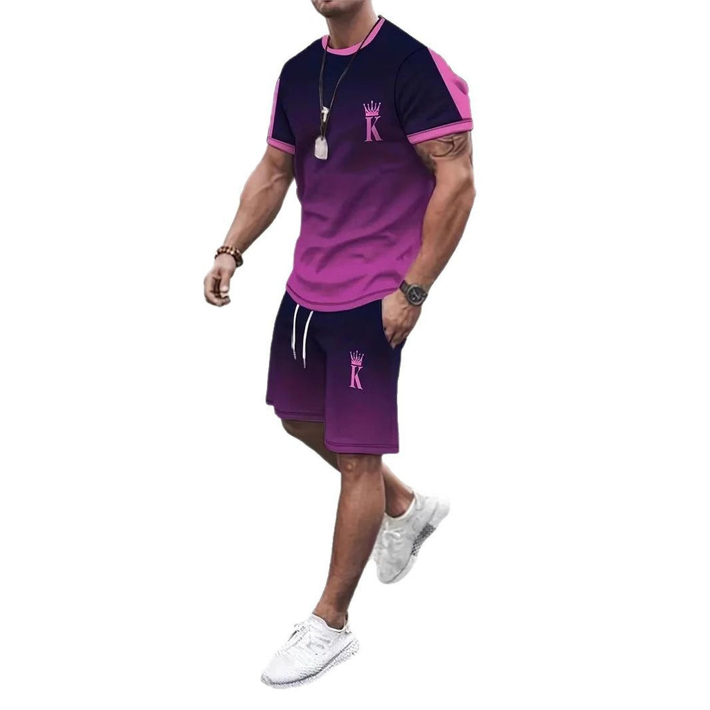 3d Printing Fashion Men's Casual Loose Outfit