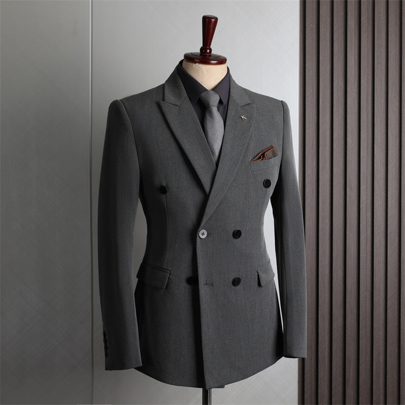 Double Row Suit Men's Fashion null