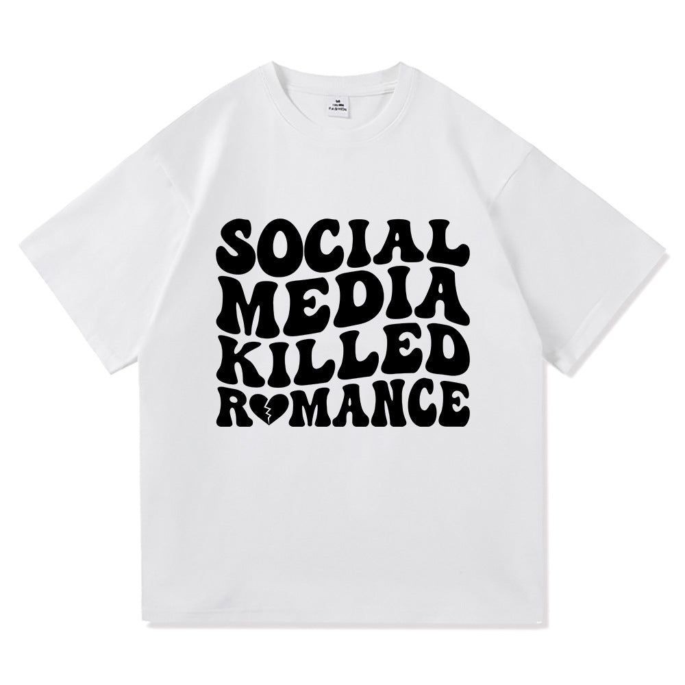 Fashionable Men's And Women's Short Sleeves