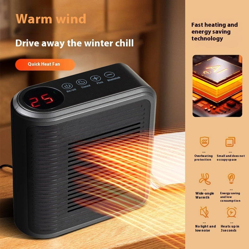 Mini Fan Heater Wall-mounted Heater Multifunctional Heater null