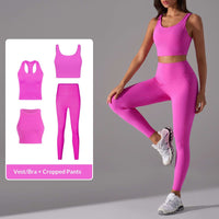 High Waisted Butt Lifting Yoga Pants Womens Stretchy Tummy Control Cropped Pants For Fitness