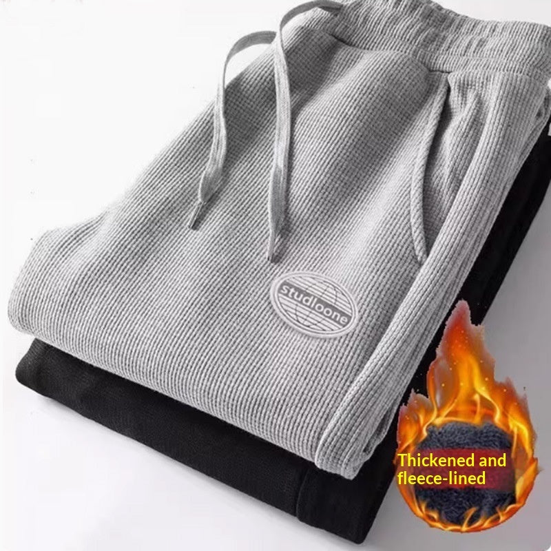 Pantalon de jogging gaufré pour des tenues décontractées ou de sport