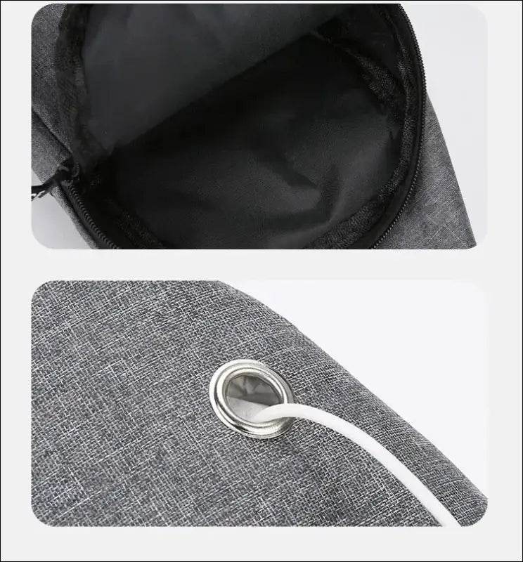 Chest Bag Men’s One Shoulder Crossbody Bag Large Capacity Outdoor Sports And Leisure Fashion Small Shoulder Bag Large