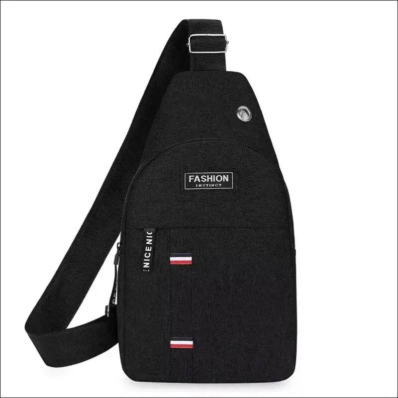 Chest Bag Men’s One Shoulder Crossbody Bag Large Capacity Outdoor Sports And Leisure Fashion Small Shoulder Bag Large