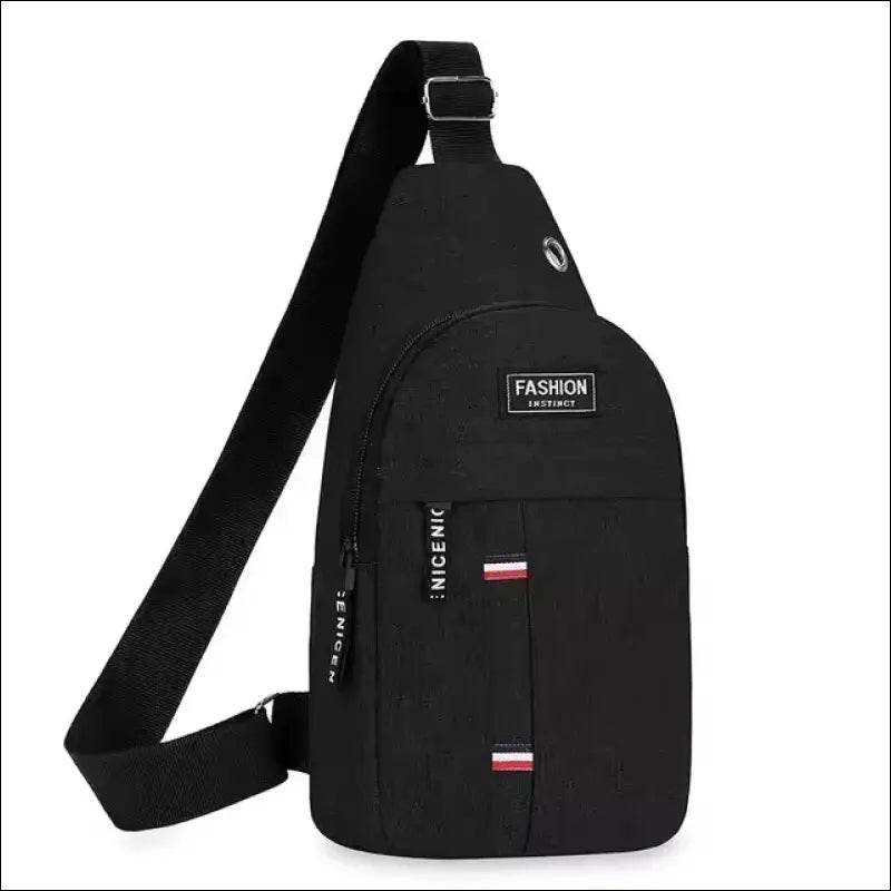 Chest Bag Men’s One Shoulder Crossbody Bag Large Capacity Outdoor Sports And Leisure Fashion Small Shoulder Bag Large
