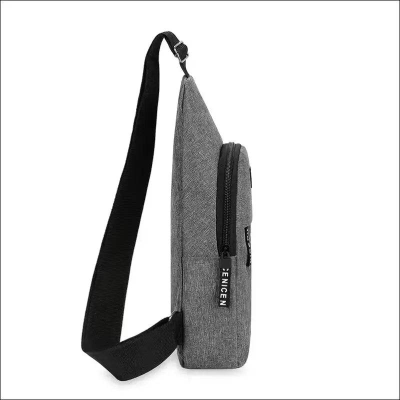 Chest Bag Men’s One Shoulder Crossbody Bag Large Capacity Outdoor Sports And Leisure Fashion Small Shoulder Bag Large