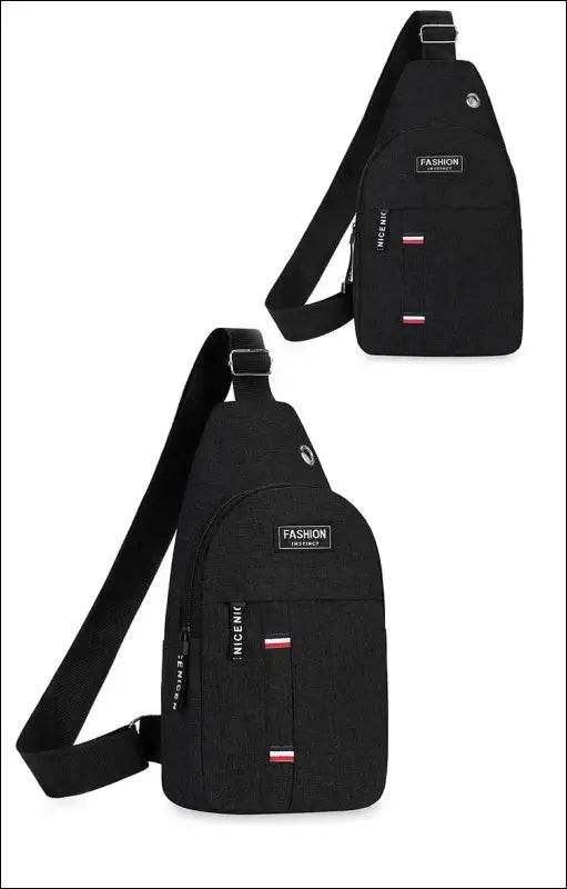 Chest Bag Men’s One Shoulder Crossbody Bag Large Capacity Outdoor Sports And Leisure Fashion Small Shoulder Bag Large